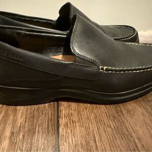 Cole Haan Grand Series Black Leather Loafers